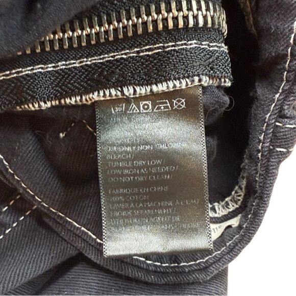 Urban Outfitters Black Contrast stitch Double Side zip Micro Mini Skirt XS - Picture 8 of 8